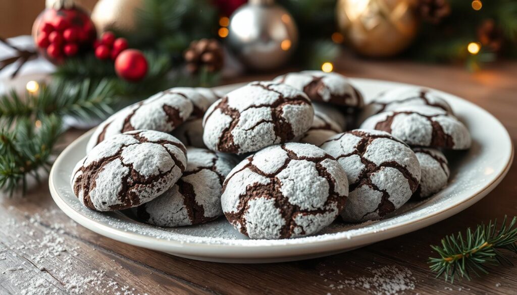 Chocolate crinkle cookie recipe