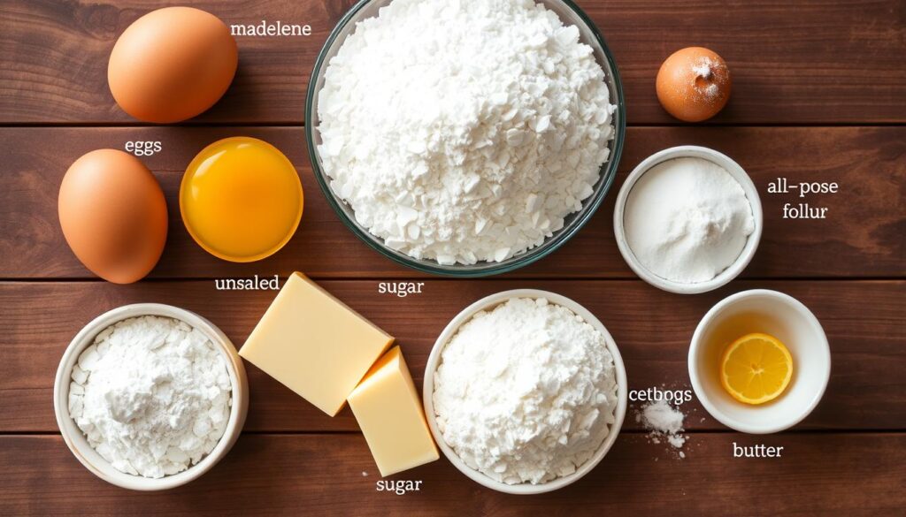 Madeleine Ingredients