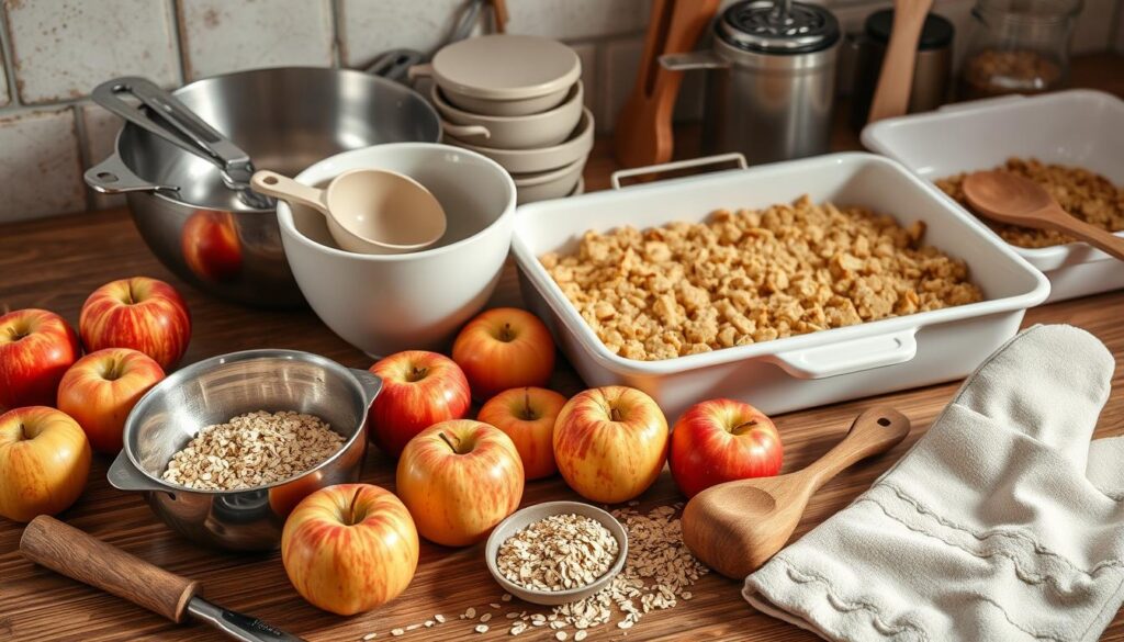 kitchen tools for homemade crumble