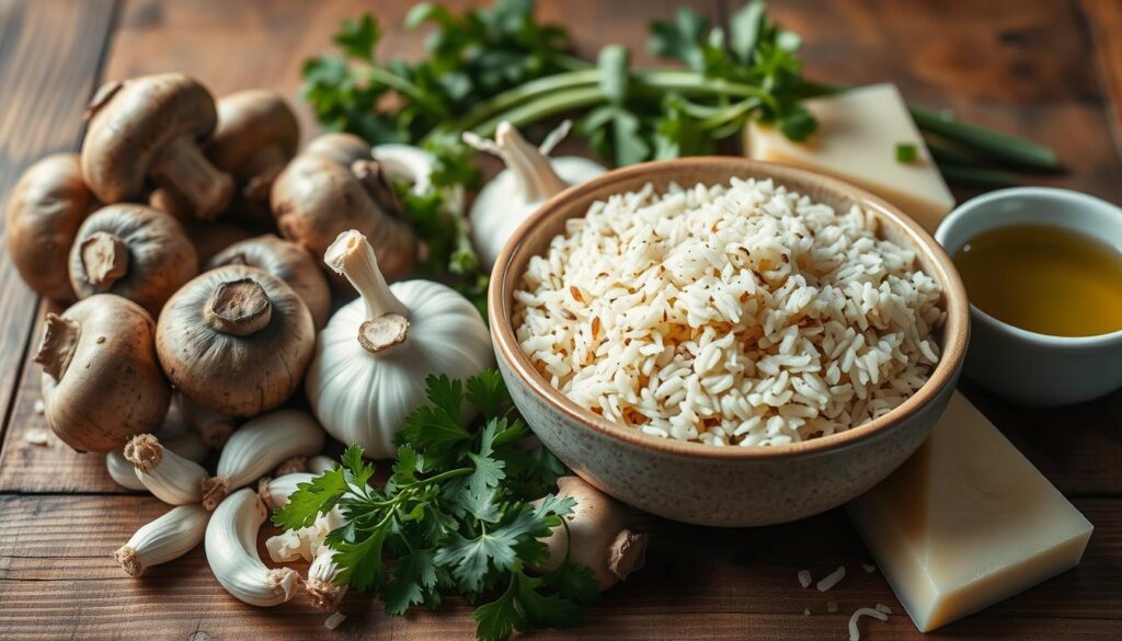 mushroom risotto ingredients